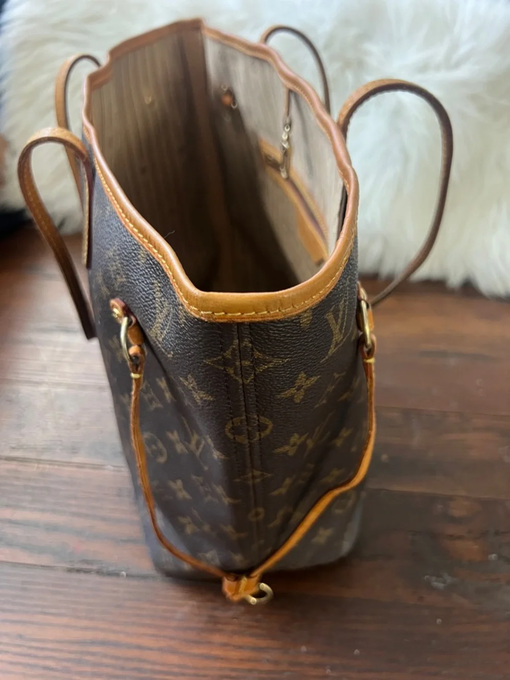 Louis Vuitton Monogram neverfull mm made in Spain - Picture 6 of 13